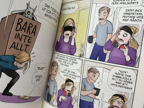 Uppslag från Feltänkt-bok